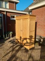 Oud grenen kledingkast, Huis en Inrichting, Kasten | Kledingkasten, Ophalen, Gebruikt, 100 tot 150 cm, 150 tot 200 cm