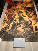 Conan de Barbaar . Mega poster. Romano Molenaar en Jorg, Boeken, Strips | Comics, Eén comic, Ophalen of Verzenden, Zo goed als nieuw