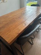 Eettafel industrieel, Huis en Inrichting, Tafels | Eettafels, Ophalen, Gebruikt, 200 cm of meer, 50 tot 100 cm
