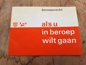 Beroepsrecht 1974. beschikbaar voor biedingen
