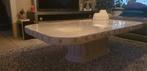 Travertin salontafel, Overige materialen, Gebruikt, 100 tot 150 cm, 50 tot 75 cm