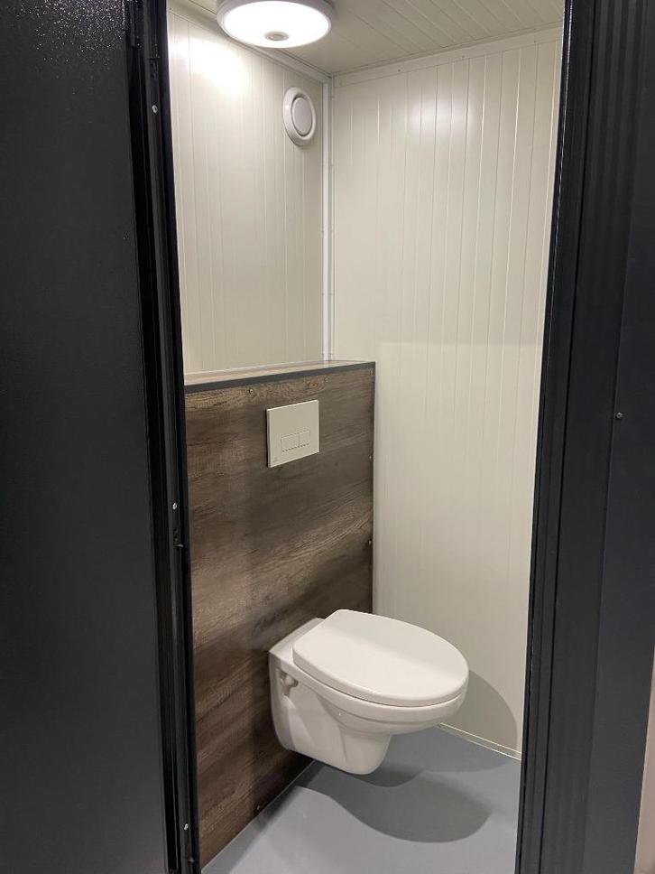 Toilet unit met hangtoilet houtlook afwerking achterwand, Doe-het-zelf en Verbouw, Sanitair, Nieuw, Toilet, Ophalen
