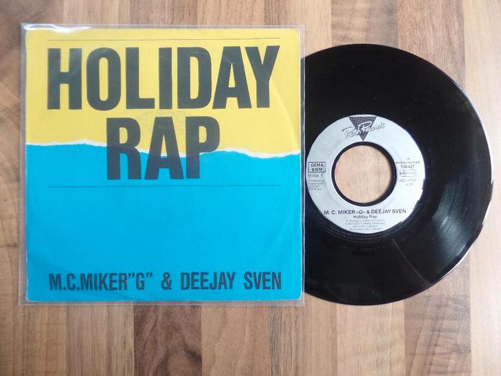single MC Miker G. & DJ Sven - Holiday Rap, Cd's en Dvd's, Vinyl Singles, Gebruikt, Single, Pop, 7 inch, Ophalen of Verzenden