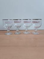 4 Chimay glazen, Verzamelen, Biermerken, Ophalen of Verzenden, Zo goed als nieuw, Glas of Glazen, Overige merken