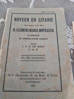 Boekje noveen en litanie H.Clemens 1931, Antiek en Kunst, Antiek | Religie, Ophalen of Verzenden