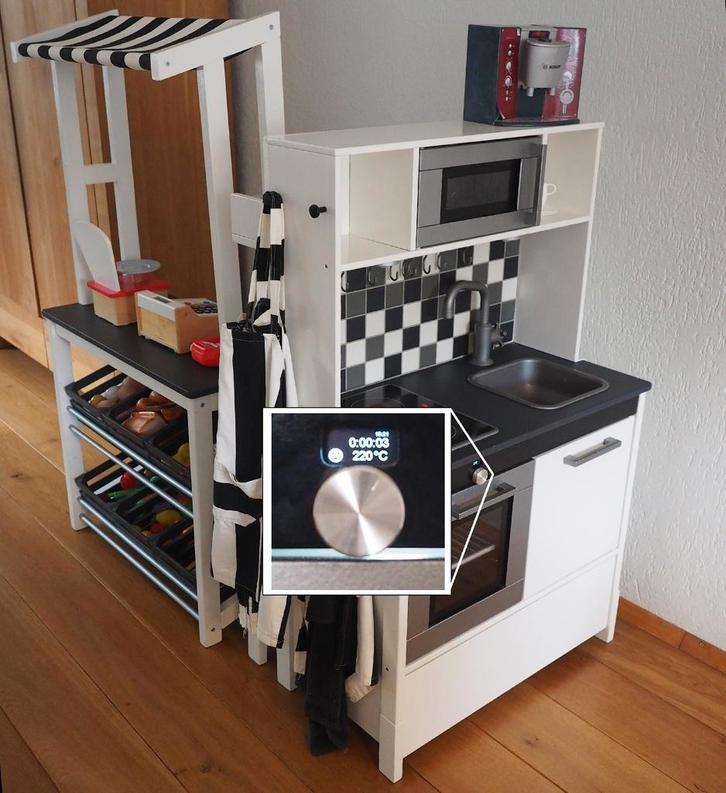 Duktig speelkeuken met display, licht & geluid en winkel, Kinderen en Baby's, Speelgoed | Speelkeukens, Gebruikt, Speelkeuken