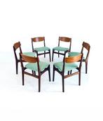 6x gerestaureerde eetkamerstoel, Erik Buch, jaren ‘60, Huis en Inrichting, Stoelen, Hout, Ophalen of Verzenden, Zo goed als nieuw