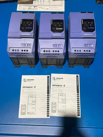 3x invertek frequentieregelaar 11kw beschikbaar voor biedingen