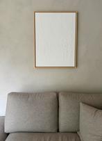 Reliëf kunstwerk white 60x80 cm incl lijst, Ophalen of Verzenden