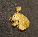 💎💎Leeuw hanger goud 14k 💎💎, Overige voorstellingen, Nieuw, Ophalen of Verzenden, Goud