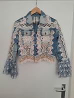 Nieuw Alex Max handgemaakt spijkerjack boho style mt. S/M, Maat 38/40 (M), Blauw, Alex Max, Nieuw