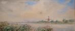 Aquarel van Sjoerd de Vries, Ophalen of Verzenden