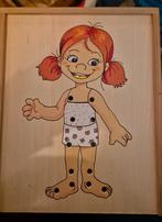 Houten  aankleed meisje, Ophalen of Verzenden, Gebruikt