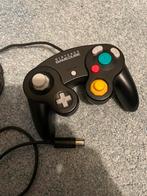 Originele Gamecube Controller Zwart met garantie, Spelcomputers en Games, Games | Nintendo GameCube, 1 speler, _, _, Ophalen of Verzenden