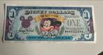 1993 Disney Dollar Mickey 65 Jaar, Verzamelen, Ophalen, Mickey Mouse, Zo goed als nieuw, Papier, Kaart of Schrift