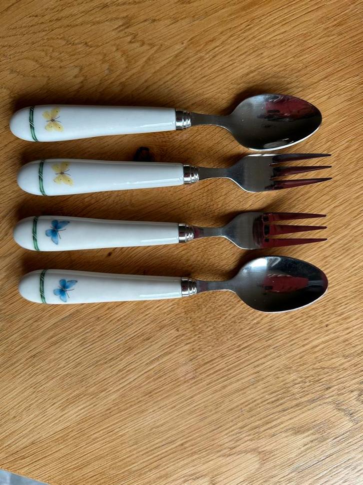 Janneke Brinkman Bestekset, 2 vorken en 2 lepels, Huis en Inrichting, Keuken | Servies, Zo goed als nieuw, Ophalen of Verzenden