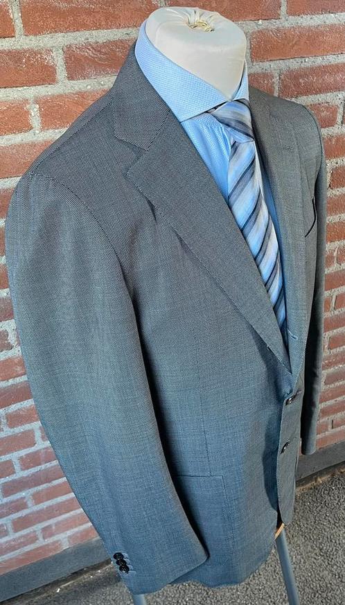 Suitsupply jasje, Revege Wol Super 140’S Mt 52, Kleding | Heren, Kostuums en Colberts, Zo goed als nieuw, Maat 52/54 (L), Grijs