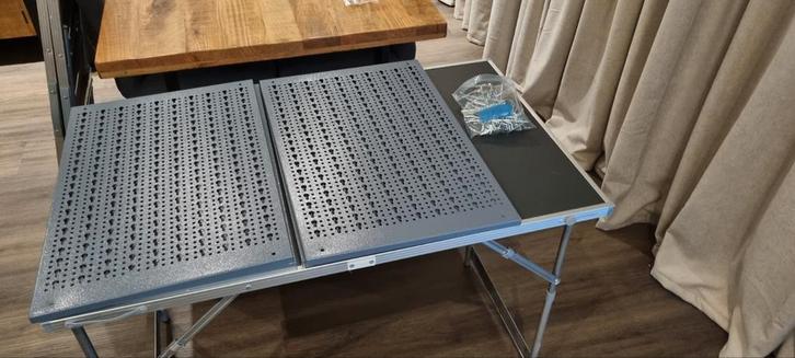 Gatenwand 4-delig - Ideaal voor werkplaats of garage, Huis en Inrichting, Tafelonderdelen, Nieuw, Rechthoekig, Metaal, Ophalen of Verzenden