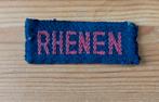 Naamlint Rhenen, Verzamelen, Militaria | Algemeen, Ophalen of Verzenden, Landmacht, Nederland, Embleem of Badge