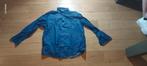 overhemd XL, Ophalen of Verzenden, Zo goed als nieuw, Blauw, Halswijdte 43/44 (XL)