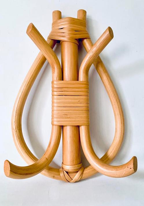 Rotan kapstok / wand kapstok *vintage*, Huis en Inrichting, Woonaccessoires | Kapstokken, Zo goed als nieuw, Wandkapstok, Minder dan 100 cm