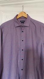 Tommy Hilfiger slim fit maat L geruit, Ophalen of Verzenden, Zo goed als nieuw, Blauw