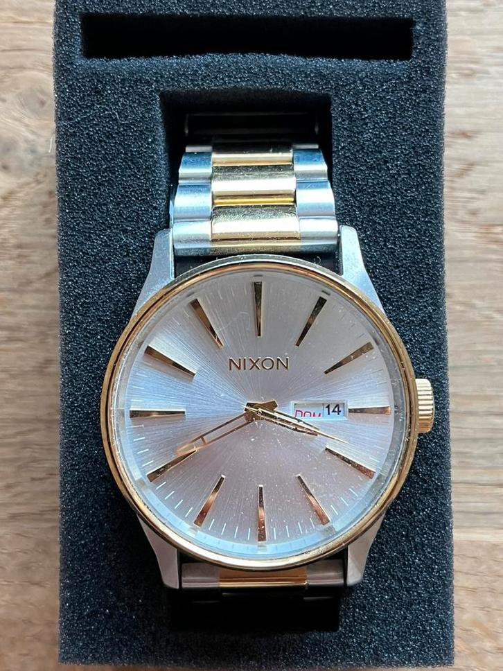 Nixon Sentry SS.  Weinig gedragen., Sieraden, Tassen en Uiterlijk, Horloges | Heren, Zo goed als nieuw, Polshorloge, Overige merken