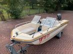 Glastron V156 Bowrider Trailer Motor 15pk 4tk nieuwe banden, Watersport en Boten, Speedboten, Ophalen, Gebruikt, Minder dan 70 pk