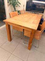 Houten Tafel - 100x200 cm, Huis en Inrichting, Tafels | Eettafels, Ophalen, Gebruikt, 100 tot 150 cm, Vijf personen of meer