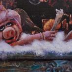 Mini Miss Piggy giclee Peter Donkersloot, Antiek en Kunst, Kunst | Schilderijen | Modern, Ophalen