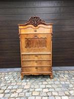 Oude Biedermeier klepsecretaire met kuif, Antiek en Kunst, Antiek | Meubels | Kasten, Ophalen