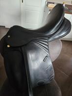 dressuurzadel PRESTIGE MILAN KEIL DUBBEL LEER, Dieren en Toebehoren, Paarden en Pony's | Zadels, Ophalen of Verzenden, Gebruikt