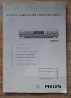 Philips CDR 870  Gebruiksaanwijzing, Audio, Tv en Foto, Cd-spelers, Philips, Zo goed als nieuw, Ophalen