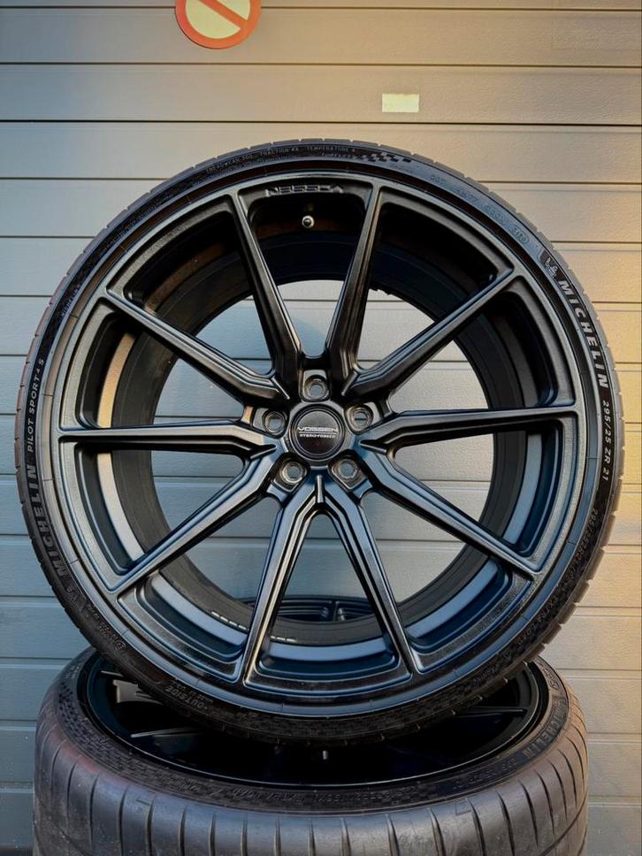 21 inch Vossen HF-3 5x112 / Mercedes / W213 / E63s / AMG /, Auto-onderdelen, Banden en Velgen, Banden en Velgen, Zomerbanden, 21 inch