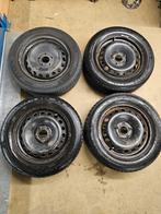 4x stalen velg 5x115 met winterbanden 205/60R16, Ophalen