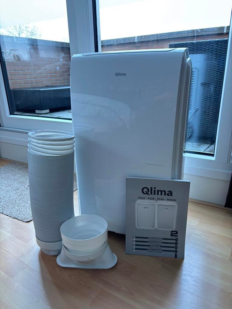Qlima mobiele airconditioner P522 2,1kW, Ophalen, Minder dan 60 m³, 3 snelheden of meer, Zo goed als nieuw