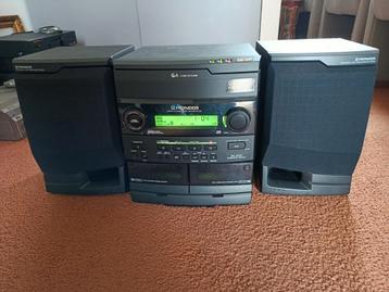 Pioneer XR-A100  radio/cassette/cd wisselaar +  luidsprekers beschikbaar voor biedingen
