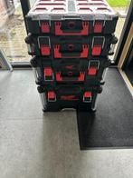 Milwaukee packout kist 4 delig Nieuw  Gereedschapskist, Doe-het-zelf en Verbouw, Gereedschapskisten, Ophalen, Nieuw