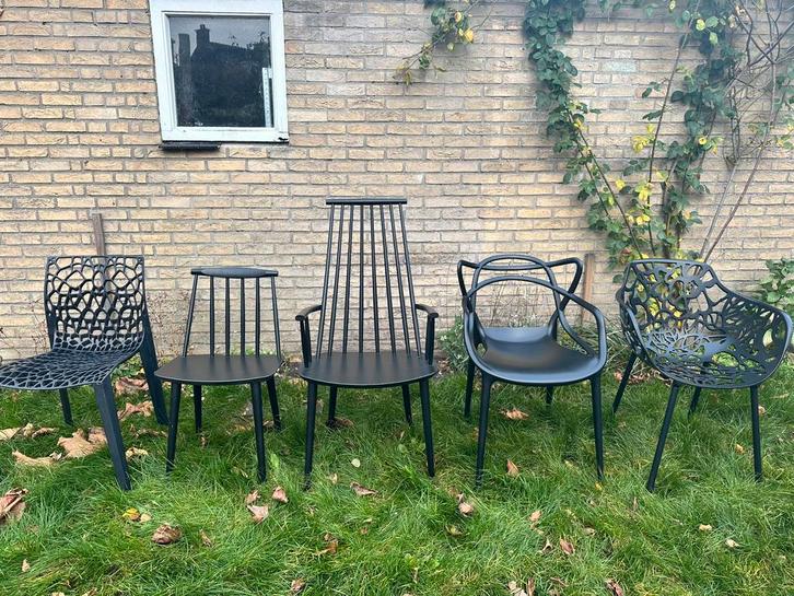 Designstoelen, Huis en Inrichting, Stoelen, Zo goed als nieuw, Eén, Zwart, Ophalen