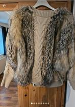 Goldbergh Trui/Poncho is imitatie bont - Maat 40, Kleding | Dames, Truien en Vesten, Maat 38/40 (M), Beige, Ophalen of Verzenden
