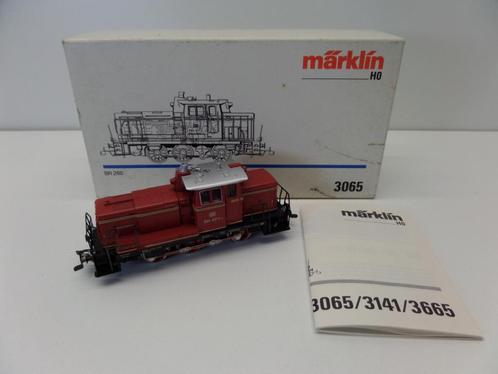Märklin 3065 H0 Diesellocomotief V60 van de DB, Hobby en Vrije tijd, Modeltreinen | H0, Zo goed als nieuw, Locomotief, Wisselstroom