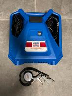 HBM Draagbare Compressor met Toebehoren, Doe-het-zelf en Verbouw, Gebruikt, Ophalen of Verzenden, Minder dan 200 liter/min, Minder dan 6 bar