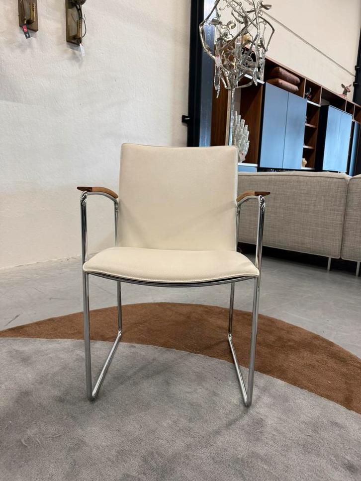 Showmodel Leolux Talos eetkamerstoel leer design stoel, Huis en Inrichting, Stoelen, Eén, Leer, Ophalen of Verzenden