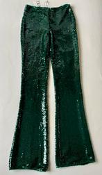 Zara groene pailletten broek. Maat XS. Nieuw met tags, Kleding | Dames, Zara, Nieuw, Ophalen of Verzenden, Maat 34 (XS) of kleiner