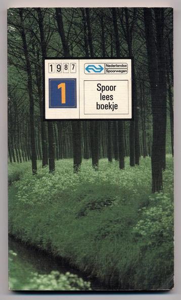 Spoorleesboekje 1 - 1987 Nederlandse Spoorwegen NS beschikbaar voor biedingen