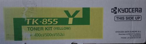 Kyocera TK-855 Y, Orig. Yellow Toner Cartridge 400ci 500ci, Computers en Software, Printerbenodigdheden, Nieuw, Toner, Ophalen of Verzenden