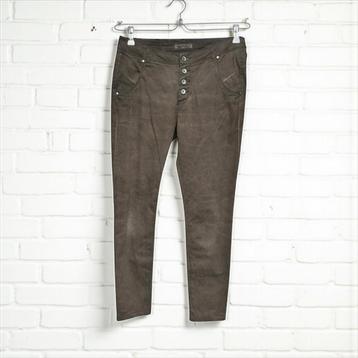 Red Button Jeans Maat 40 Bruin Khaki Flora Skinny beschikbaar voor biedingen