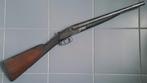 Antiek Brits hammerless coach gun geweer kal 12 zwartkruit, Antiek en Kunst, Ophalen of Verzenden