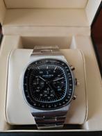Jacob Zech herenhorloge nieuw in verpakking, Overige merken, Leer, Staal, Nieuw