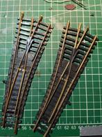 Fleischmann wissels 1xL 1xR, Hobby en Vrije tijd, Modeltreinen | H0, Gebruikt, Gelijkstroom, Fleischmann, Rails